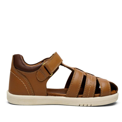 Bobux Kid+ Plus Roam Caramel Toffee Closed Toe Sandal